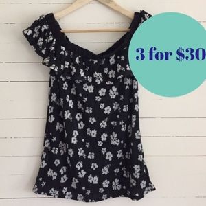 MAURICES Floral Blouse